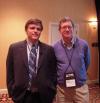 Author and historian Douglas Brinkley with USA Today's Bob Minzesheimer.